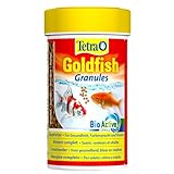 Tetra Goldfish Granules - Alimento granulado para carpines dorados y otros peces de agua fría, lata 250 ml