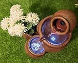 Primrose Fuente de Agua Vasijas de Miel con Luces y Maceta