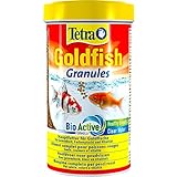 Tetra Goldfish Granules - Alimento granulado para carpines dorados y otros peces de agua fría, lata 500 ml