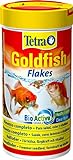 Tetra Goldfish Flakes - Alimento para todos los peces dorados y otros peces de agua fría, 250 ml